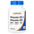 VITAMINA D3 K2, NUTRICOST, 120 CÁPSULAS