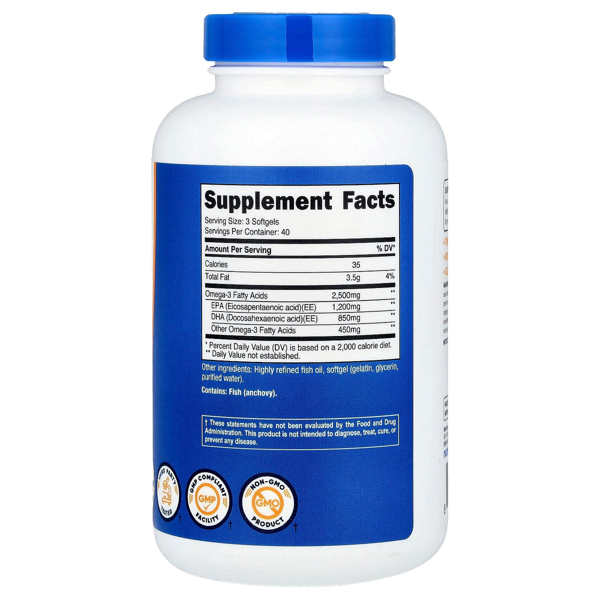 OMEGA 3, NUTRICOST, 120 CÁPSULAS