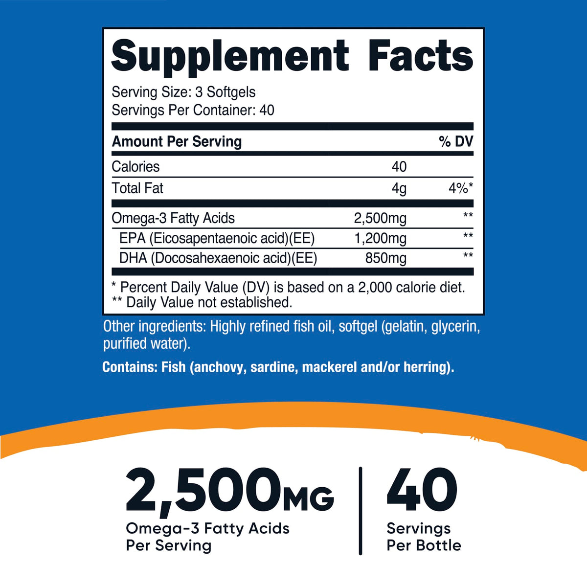 OMEGA 3, NUTRICOST, 120 CÁPSULAS